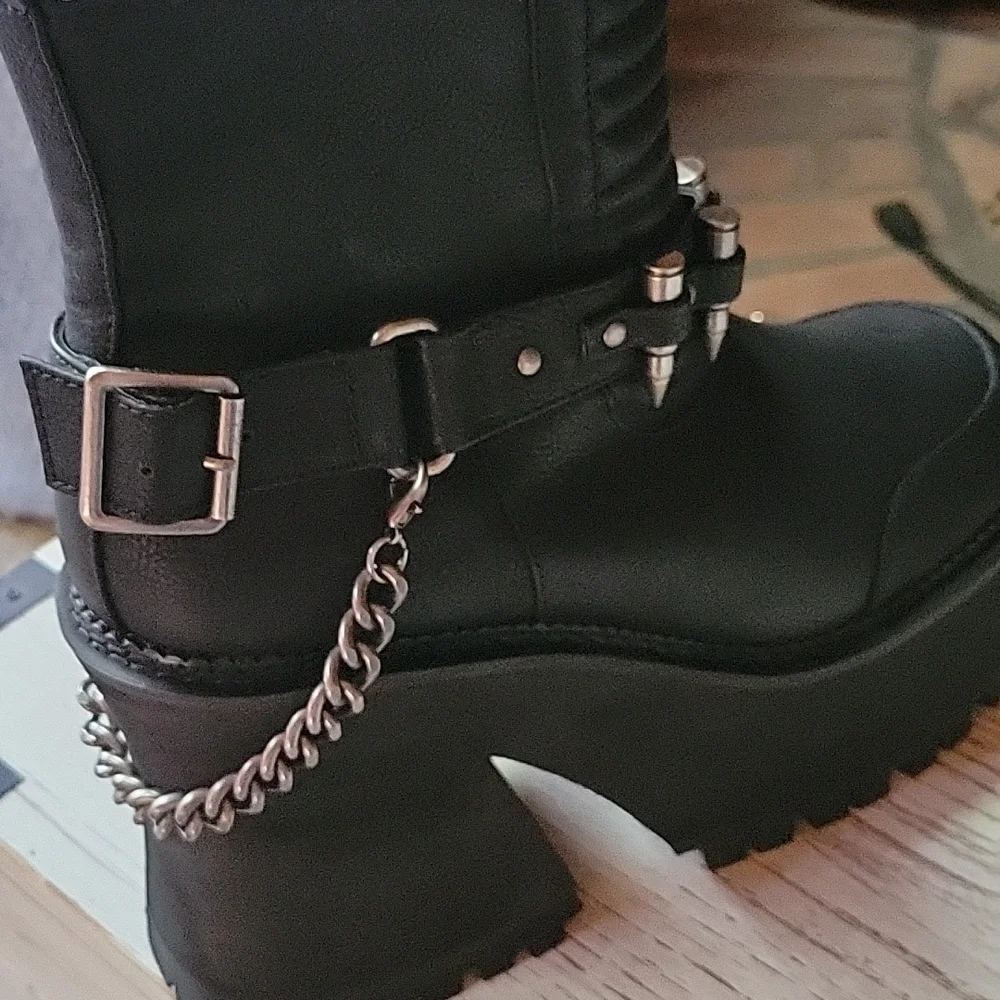 Killstar Rise Up Boots BNIB Size 8 - Picture 6 of 11